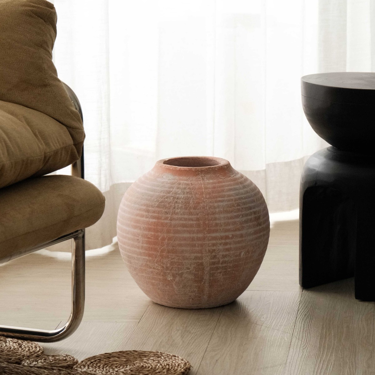 Rago Terracotta Round Vase