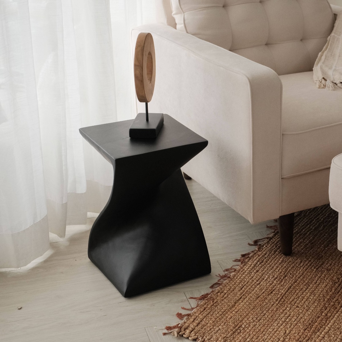 Suzain Ebony Stool