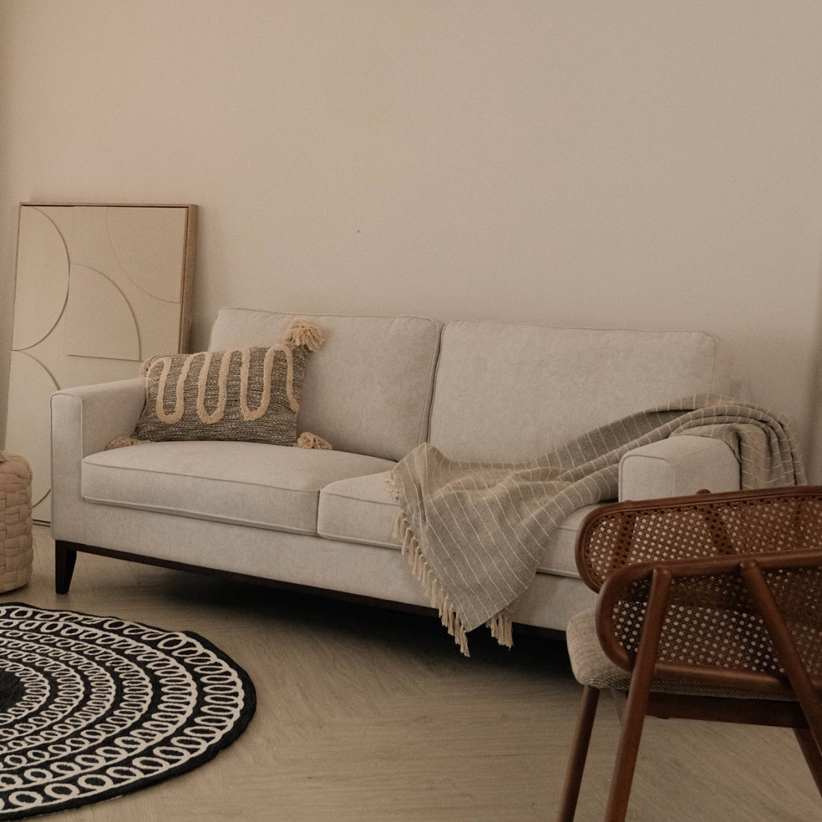 Eloise Flint Grey 3 Seater Sofa