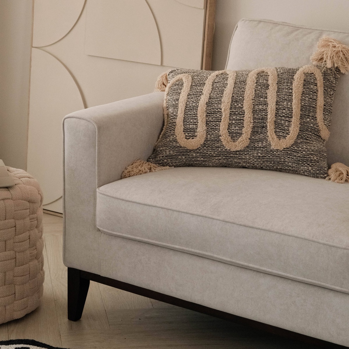 Eloise Flint Grey 3 Seater Sofa