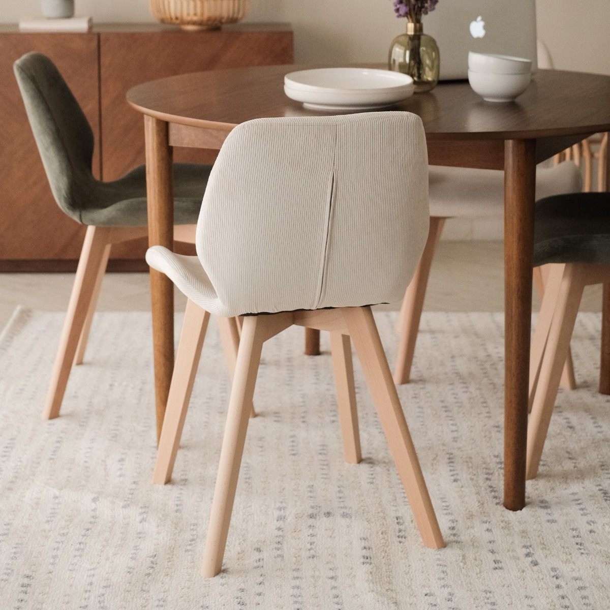 Brea Dining Chair Ivory