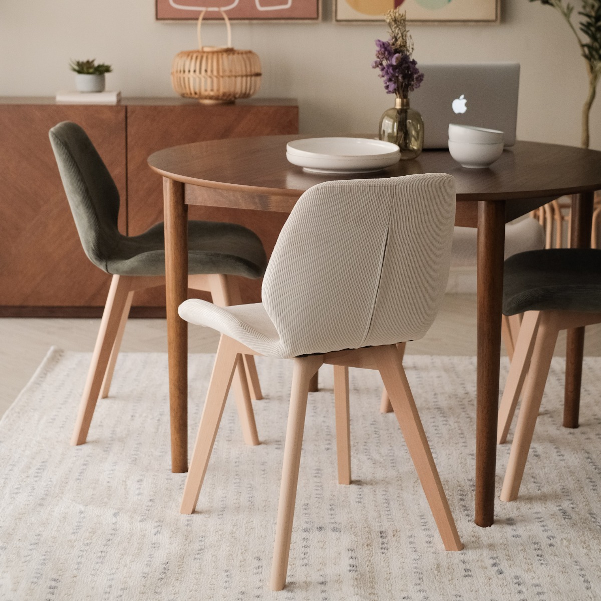 Brea Dining Chair Ivory