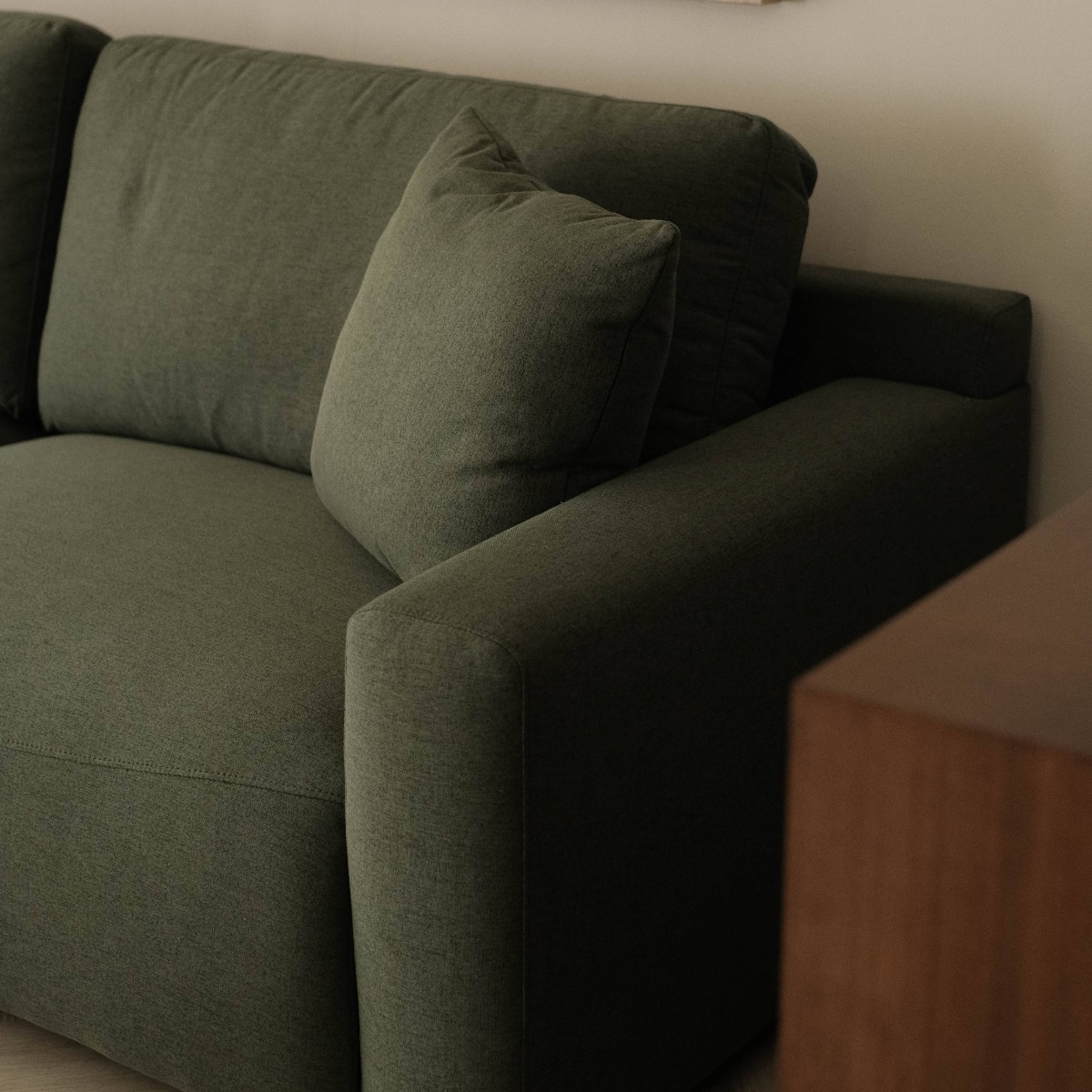Leif Forest Green 4 Seater Sofa