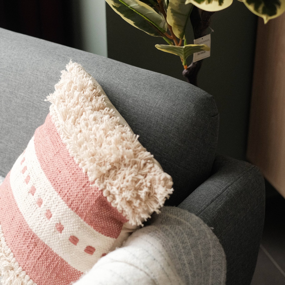 Paige Pebble Grey Sofa