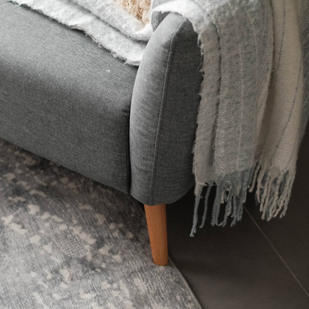 Paige Pebble Grey Sofa