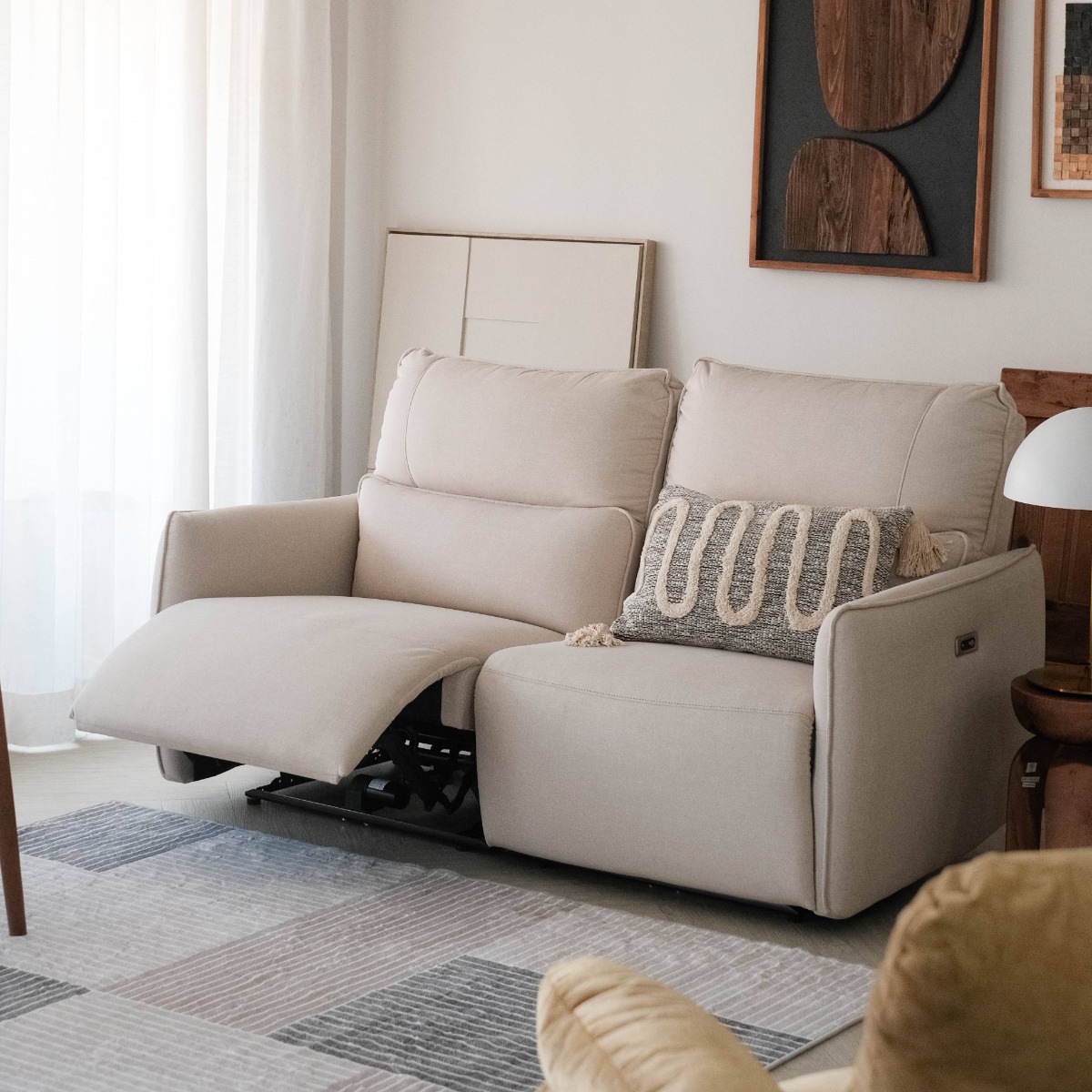 Camilla 2 Seater Double-Power Reclining Sofa