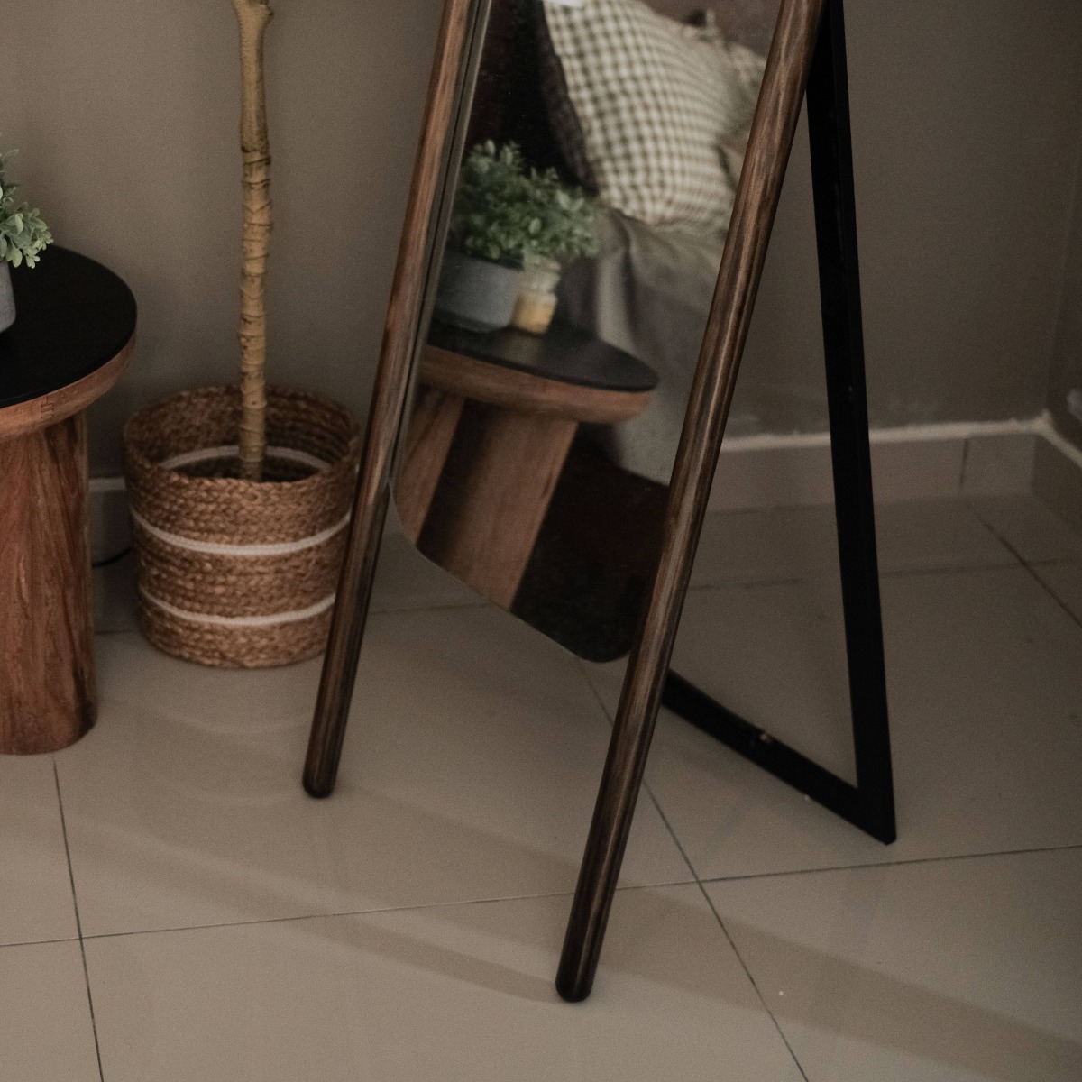 Lex Walnut Standing Mirror