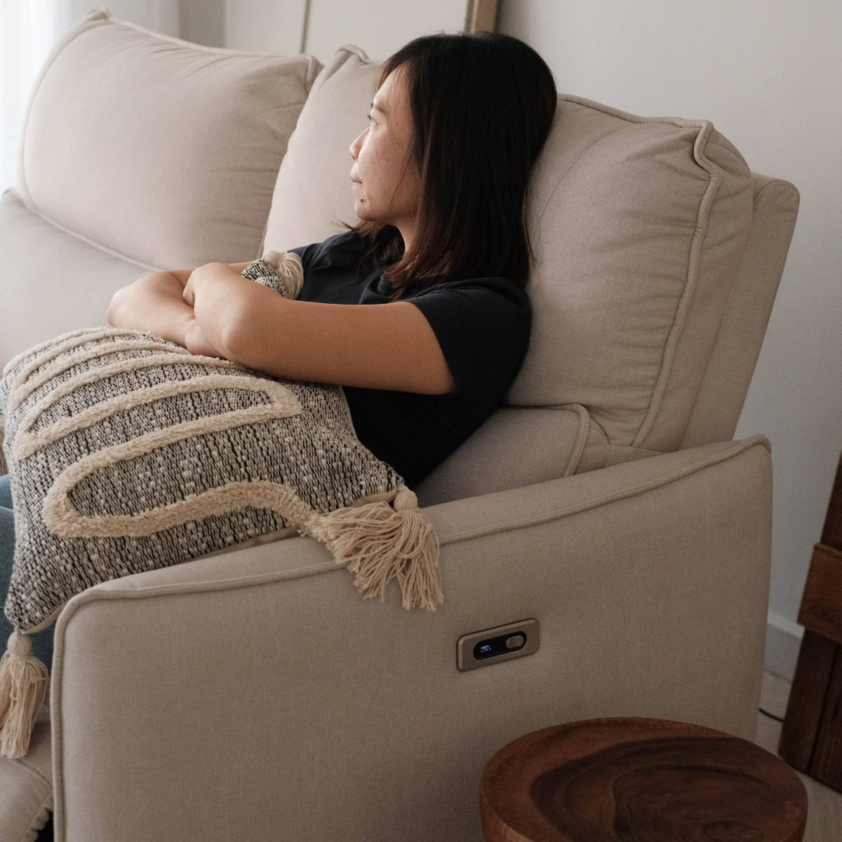 Camilla 2 Seater Double-Power Reclining Sofa