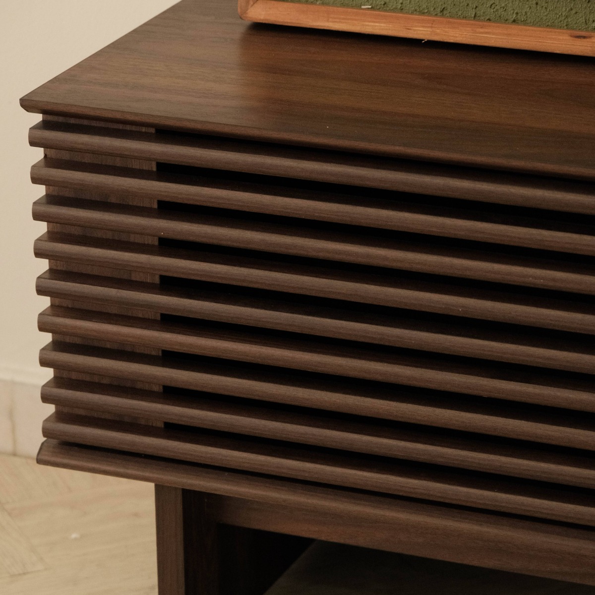 Linear Dark Brown TV Cabinet