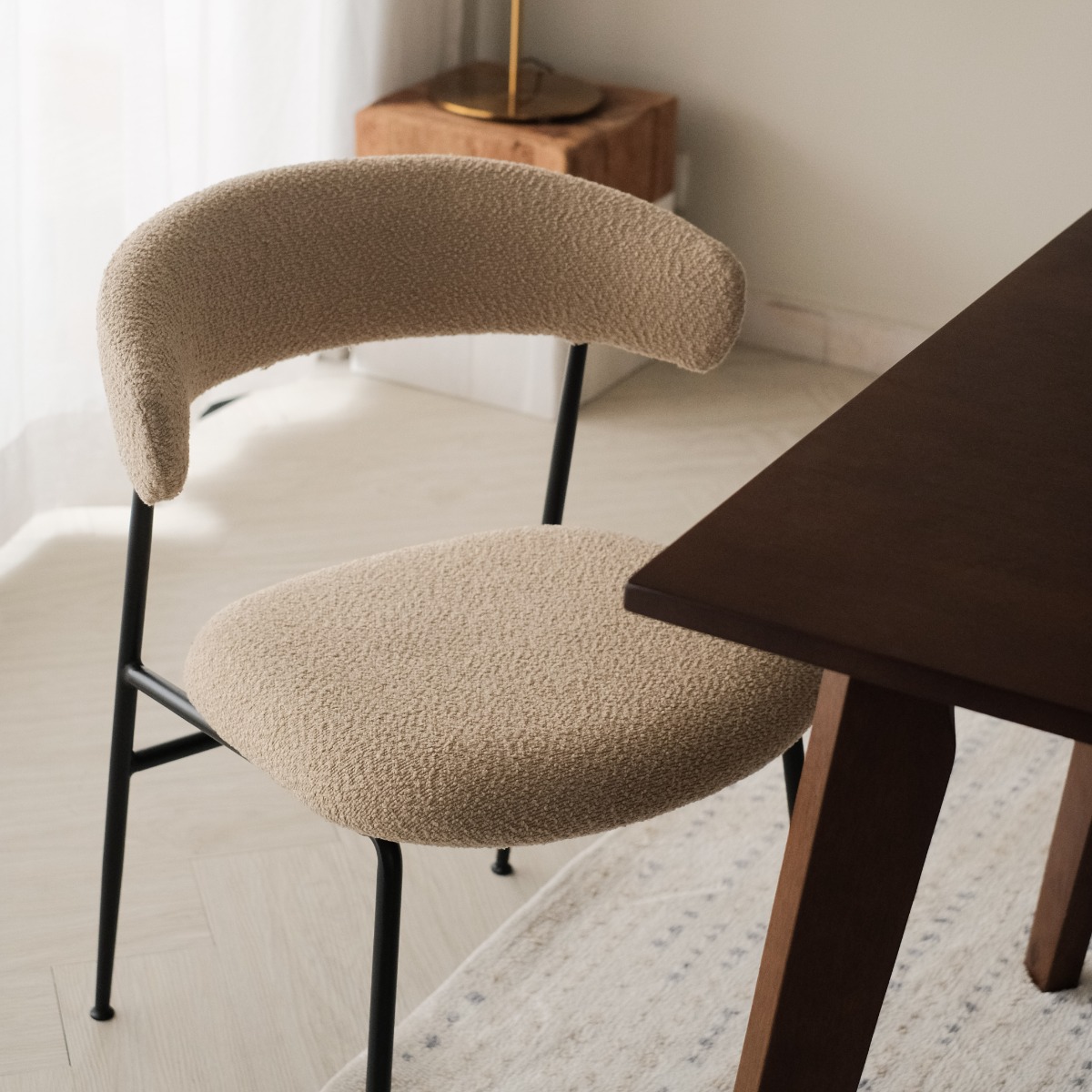 Khloe Cloud Beige Dining Chair