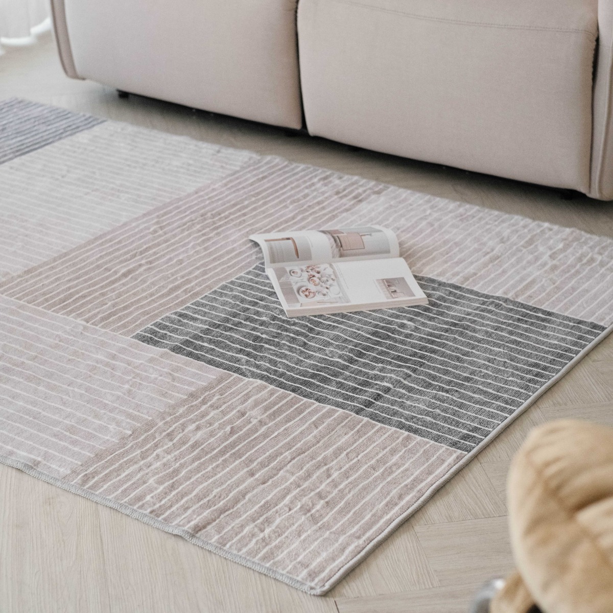 Lynette Printed Soft Polyester Rug 160x230cm