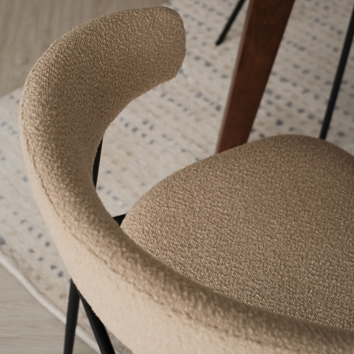 Khloe Cloud Beige Dining Chair