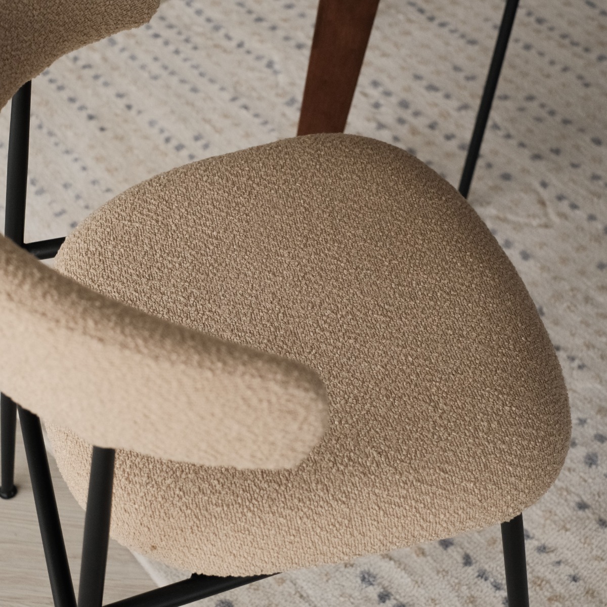 Khloe Cloud Beige Dining Chair