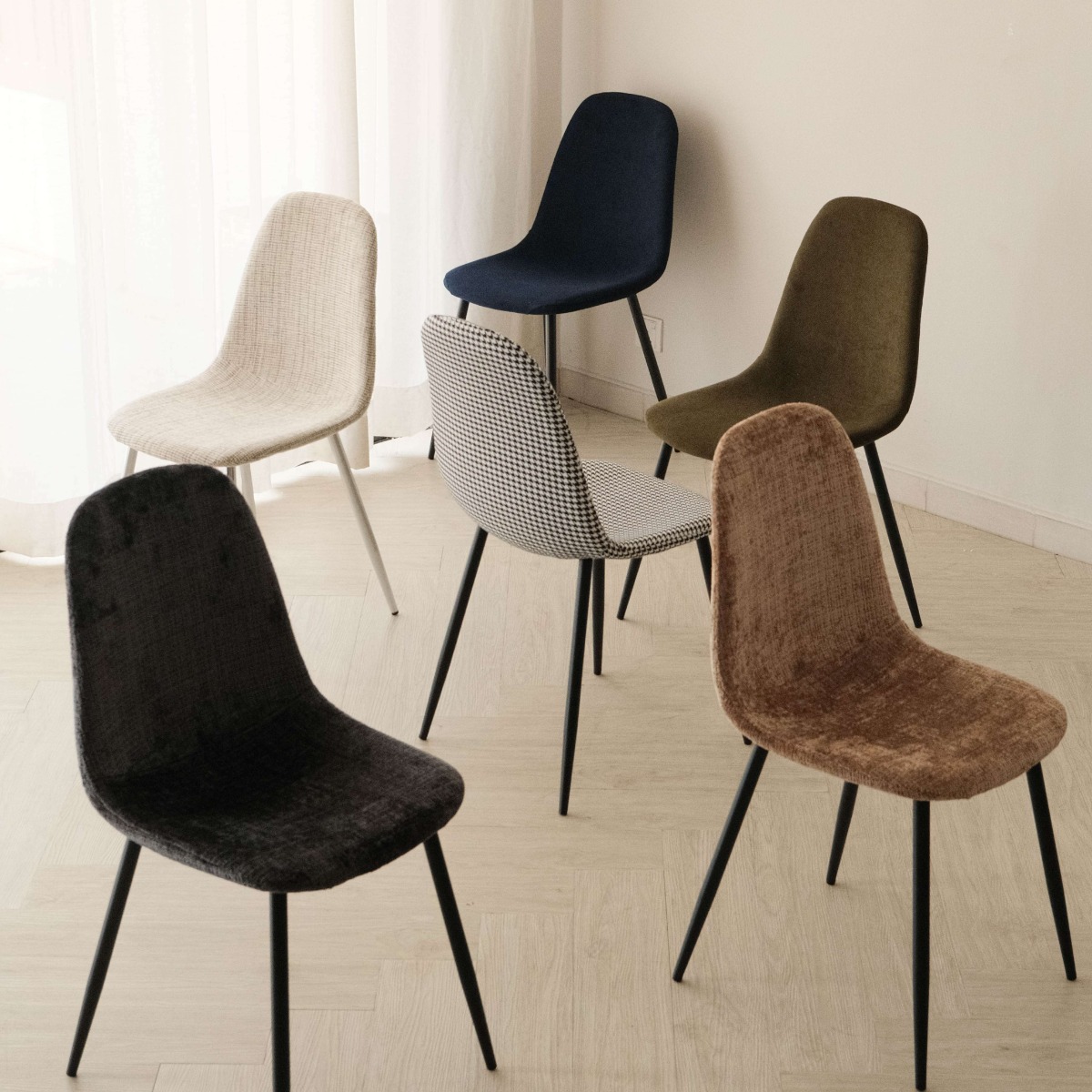 Sera Dining Chair Houndstooth