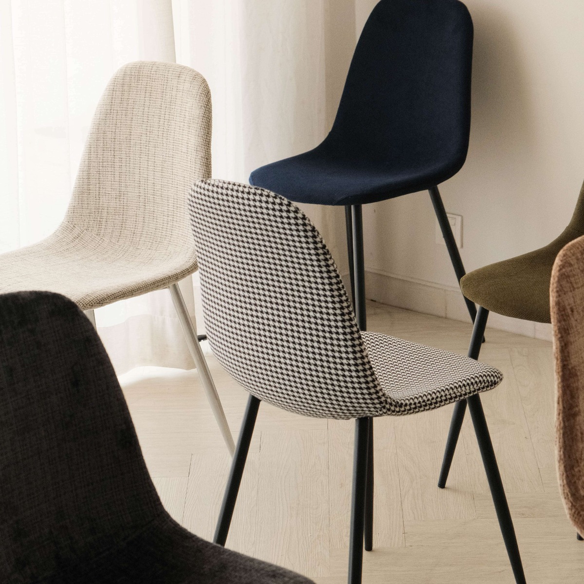 Sera Dining Chair Houndstooth