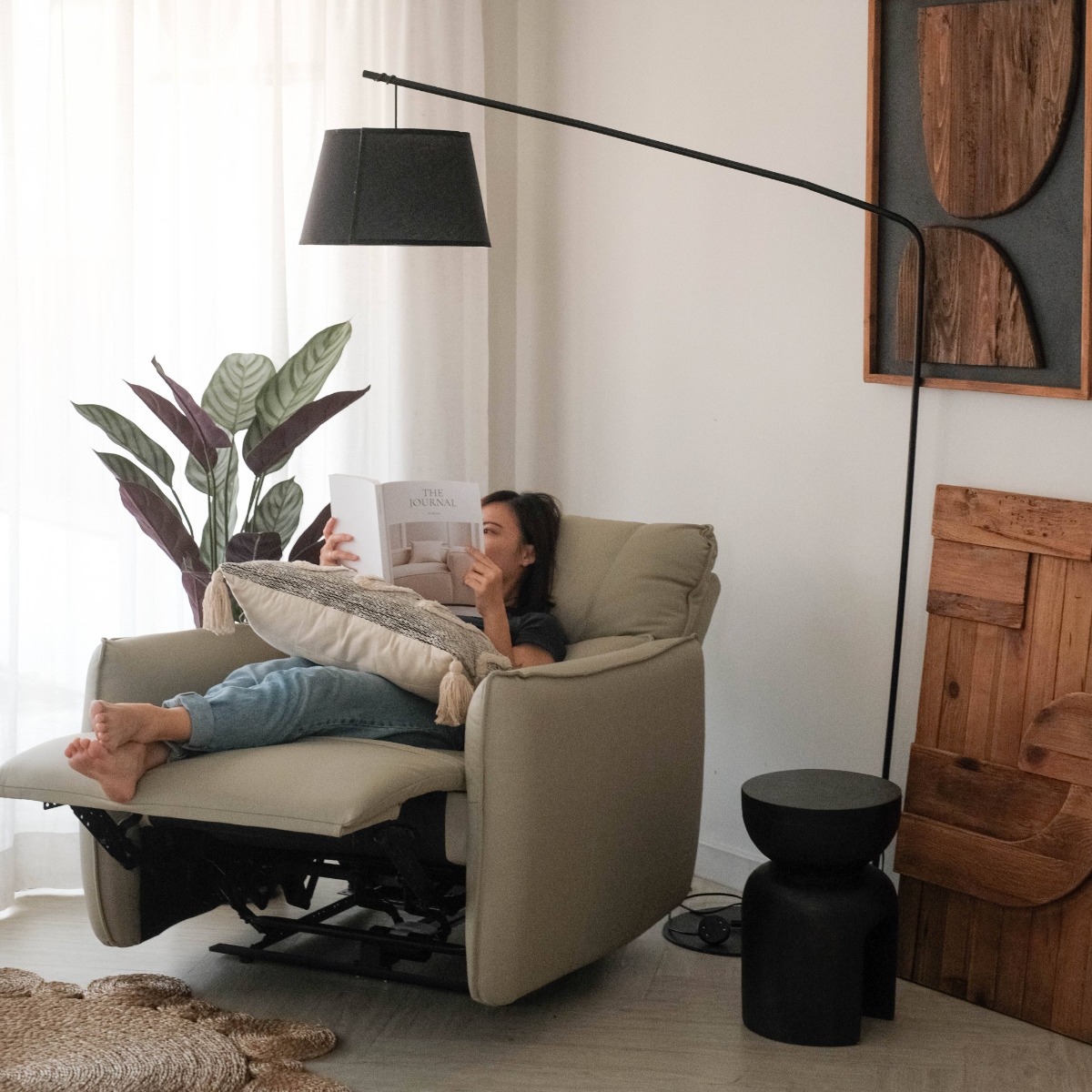 Camilla 1 Seater Power Reclining Sofa