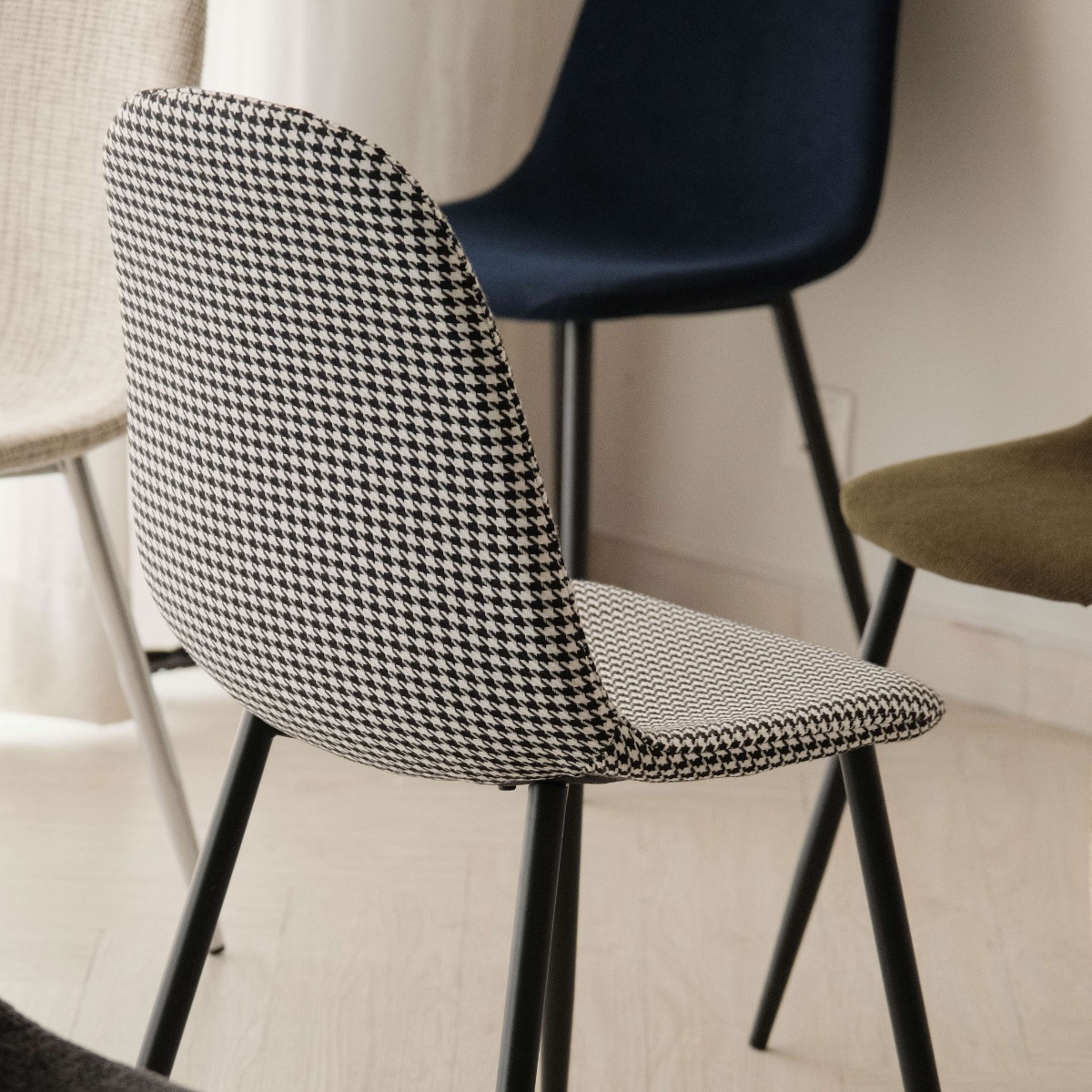 Sera Dining Chair Houndstooth