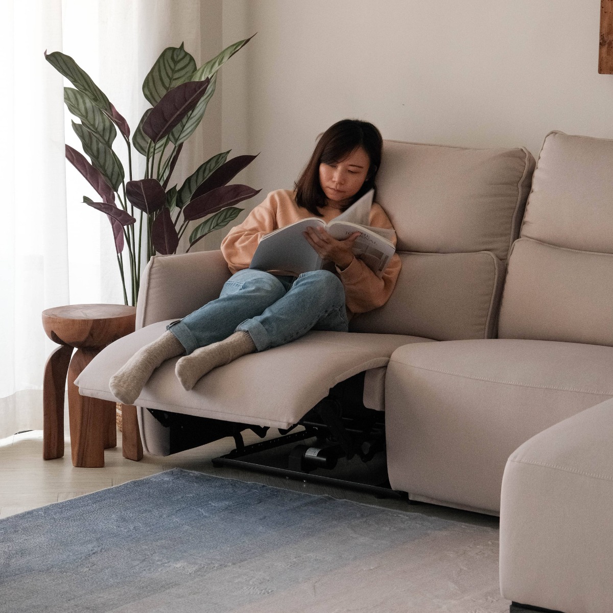 Camilla Left Sectional Power Reclining Sofa