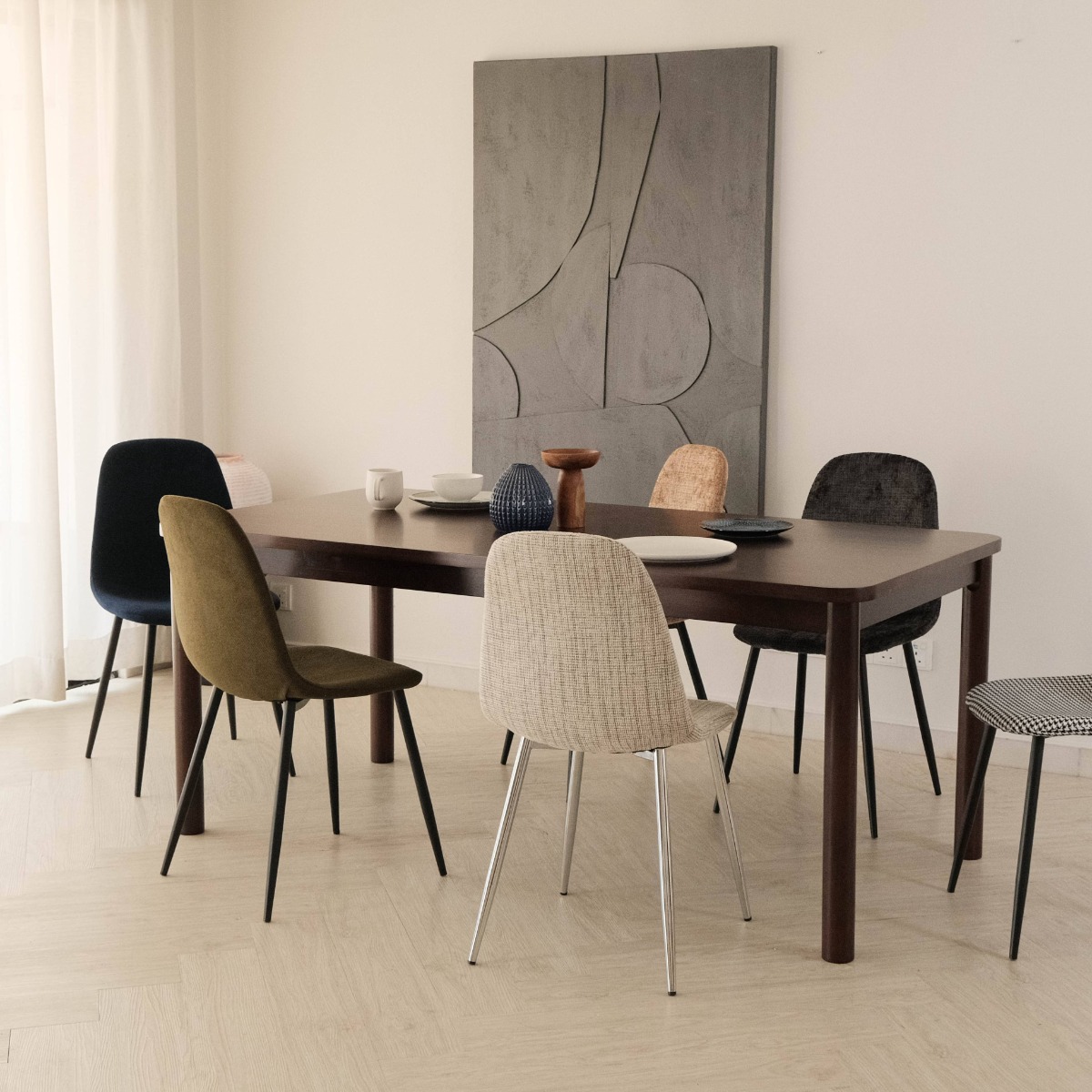 Matthew Mahogany Dining Table 180cm