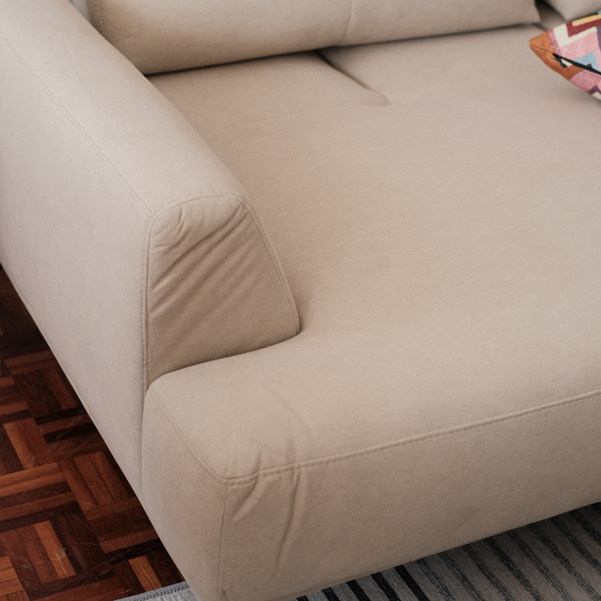Maila 3 Seater Sofa With Adjustable Back