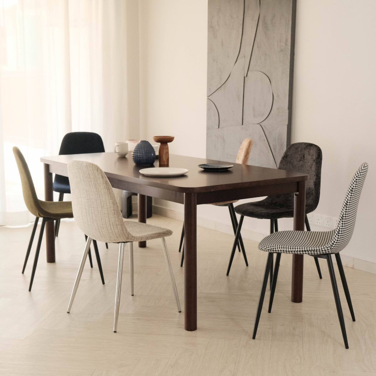 Matthew Mahogany Dining Table 180cm