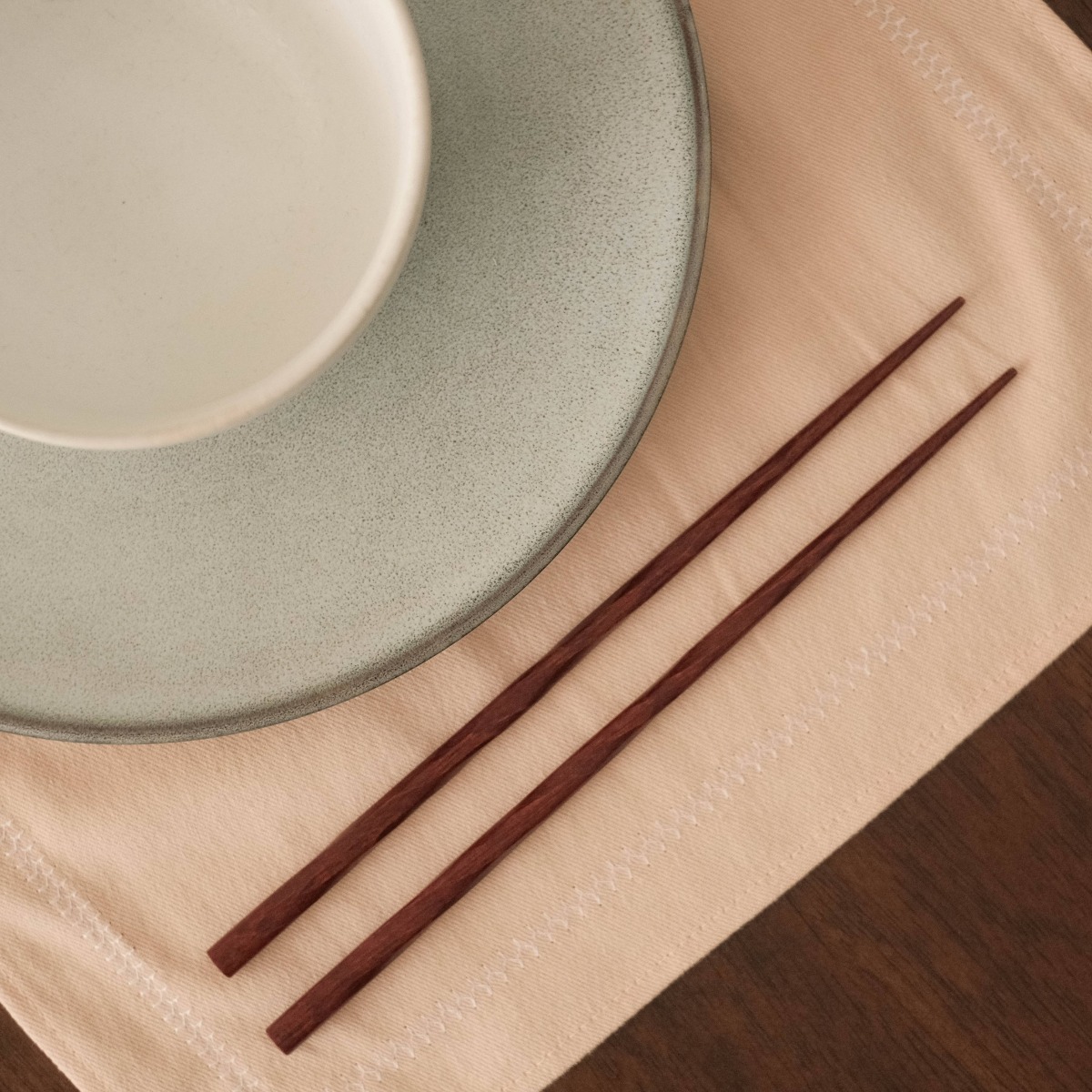Akira Brown Sandalwood Chopstick 2-pairs Set