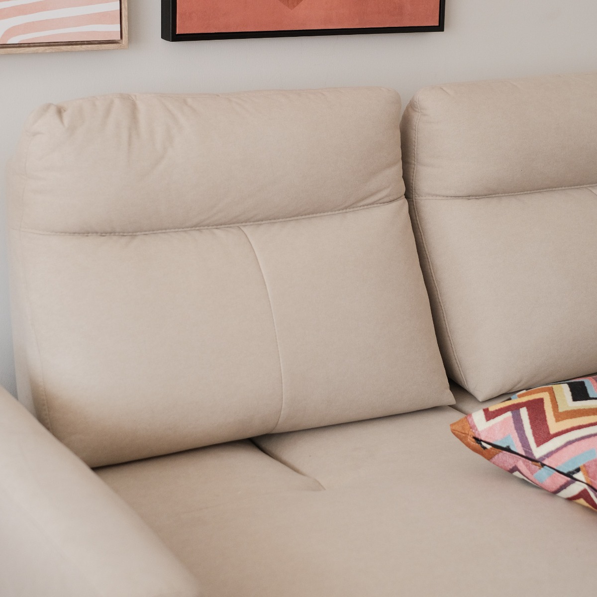 Maila 3 Seater Sofa With Adjustable Back