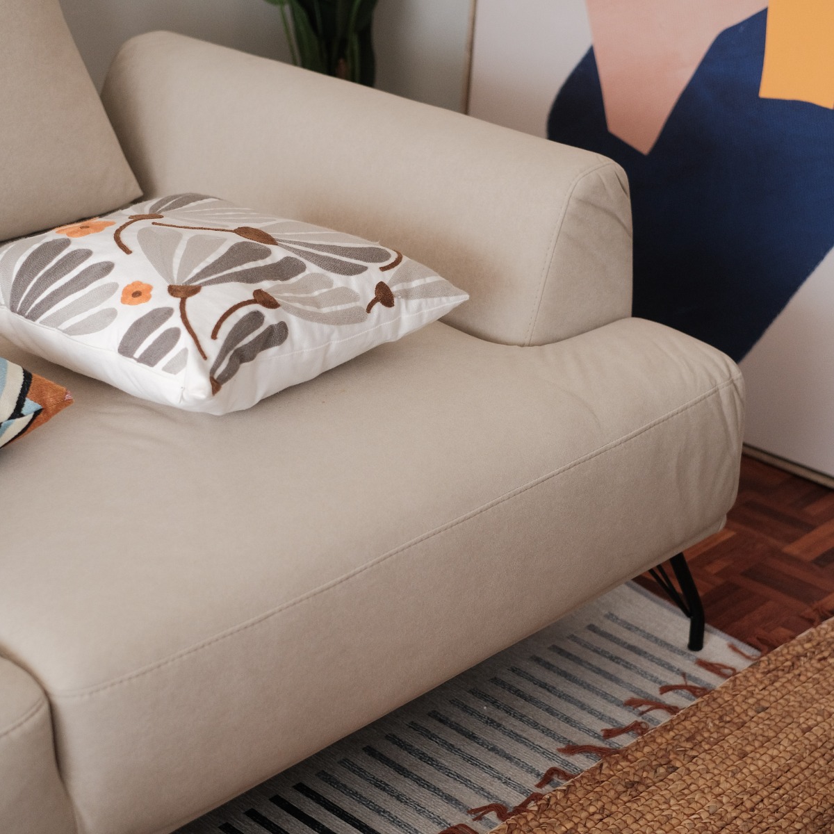 Maila 3 Seater Sofa With Adjustable Back