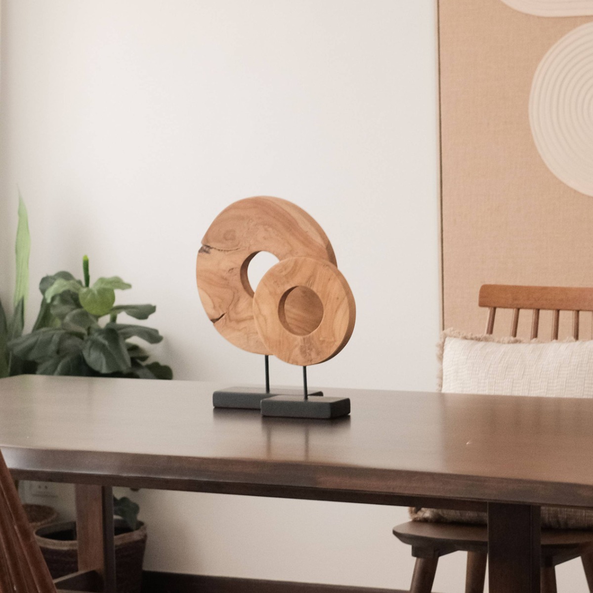 Roundi Wood Sculpture Small