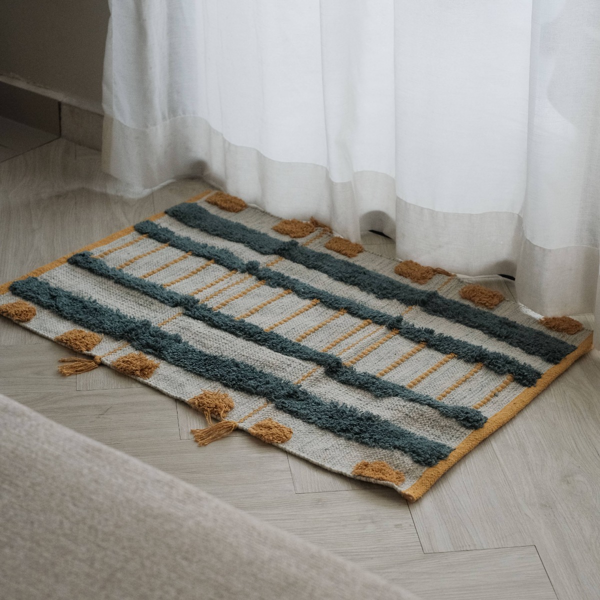 Lenx Tufted Cotton Floor Mat 60x90