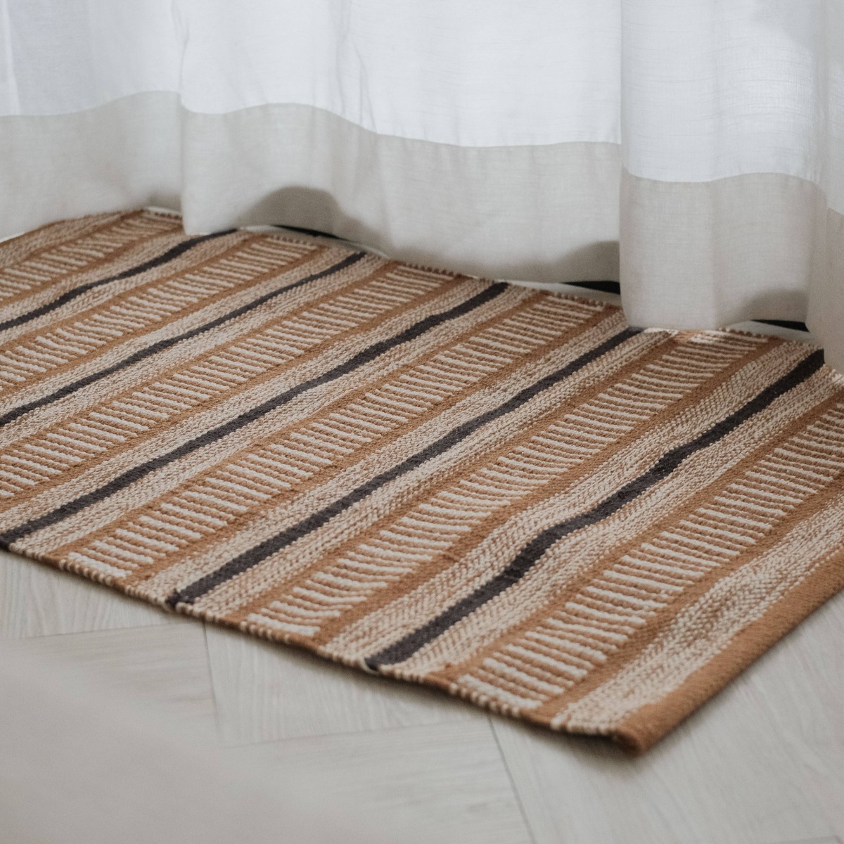 Lenx Stripe Cotton Floor Mat 60x90