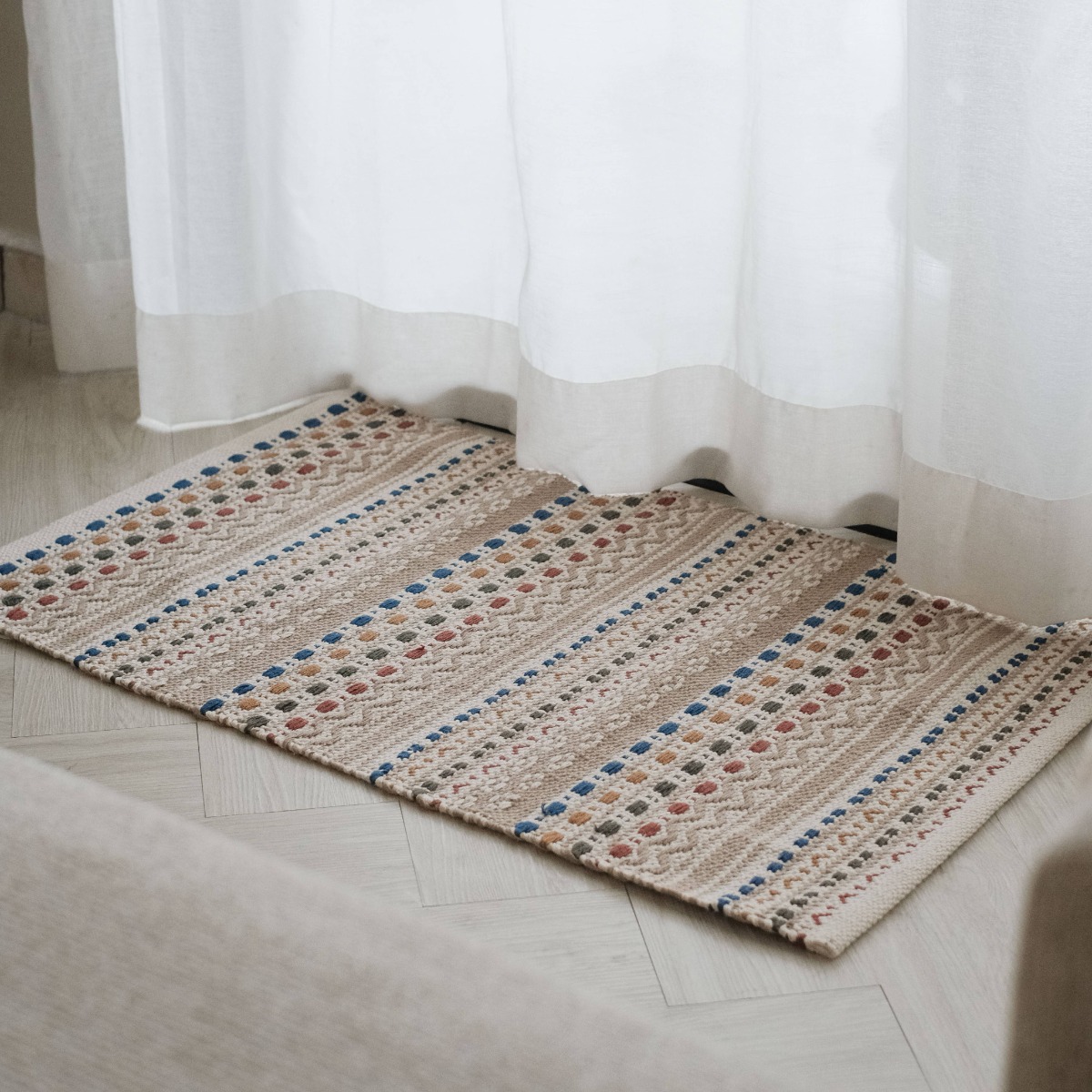 Lenx Dense Cotton Floor Mat 60x90