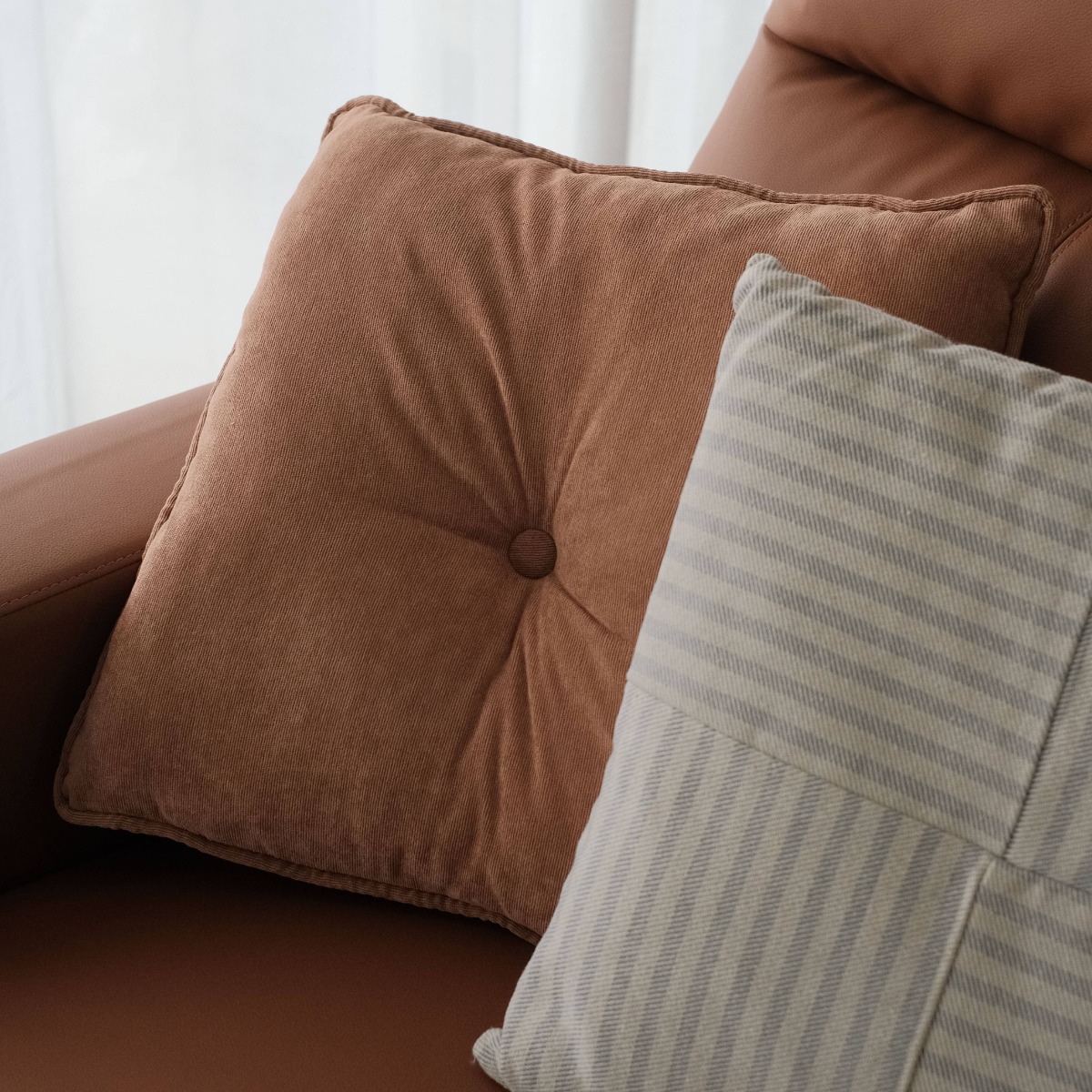 Beth Seat Cushion 45x45cm Turmeric