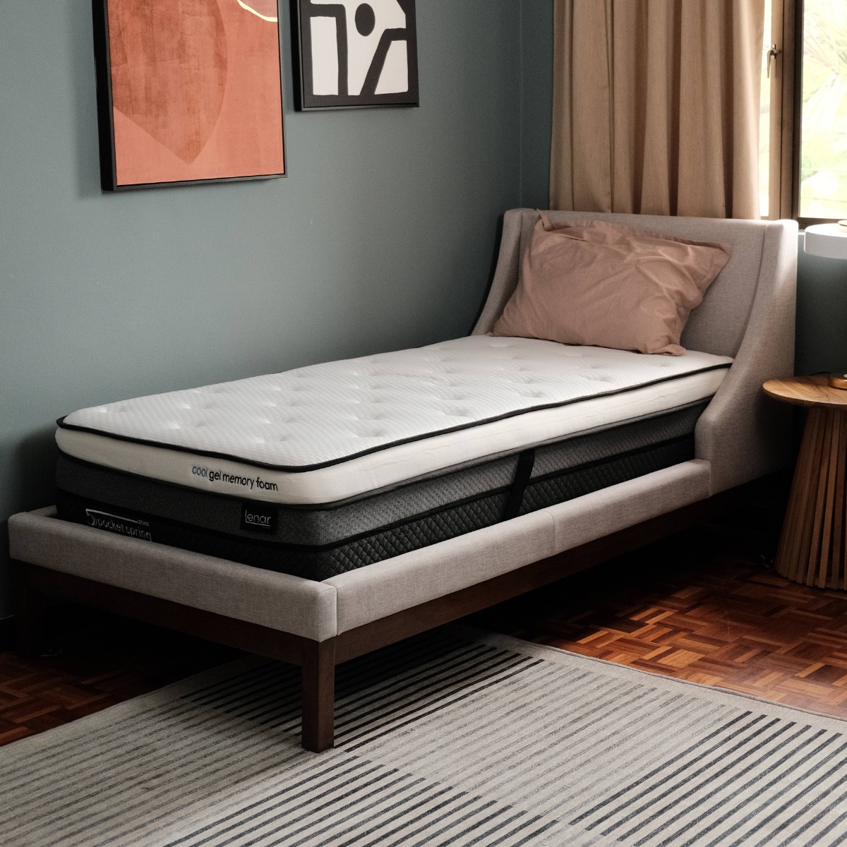 Lenar Frio Cool Gel Memory Foam Super Single Mattress