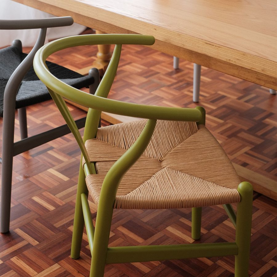 Replica Wishbone Chair Lime Green