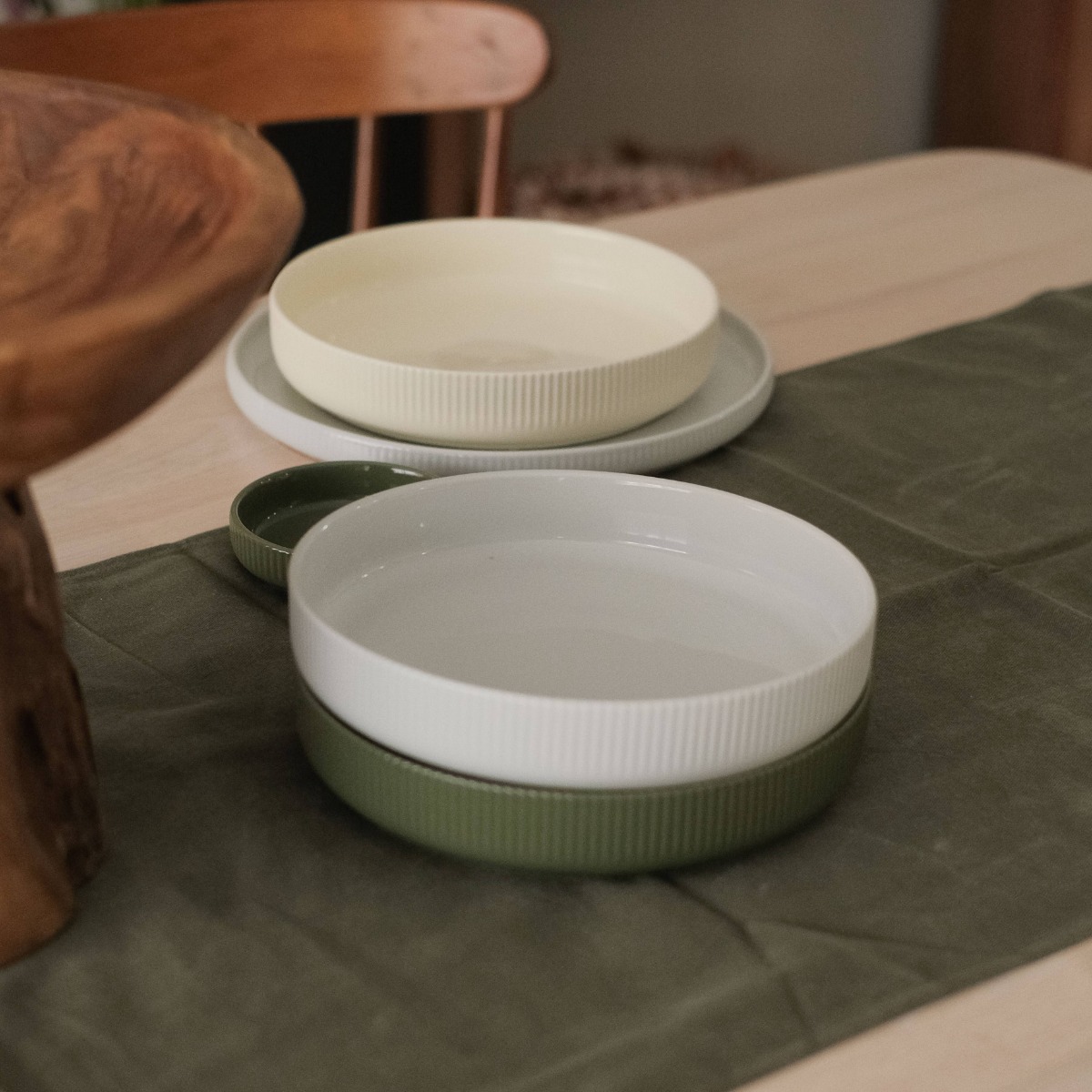 Yuri Deep Plate Mist Grey