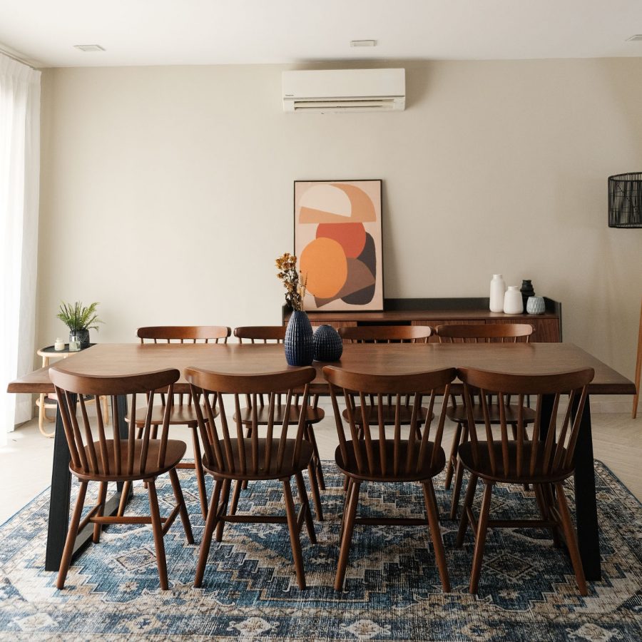 Troy Cedar Brown Dining Table 240cm