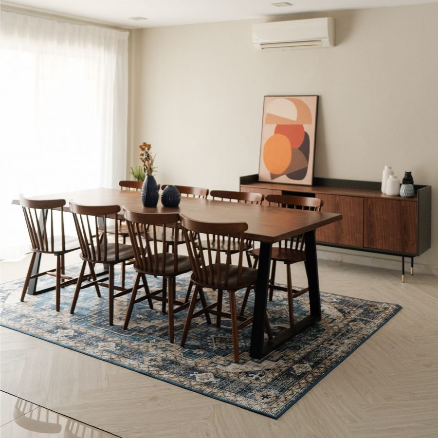 Troy Cedar Brown Dining Table 240cm