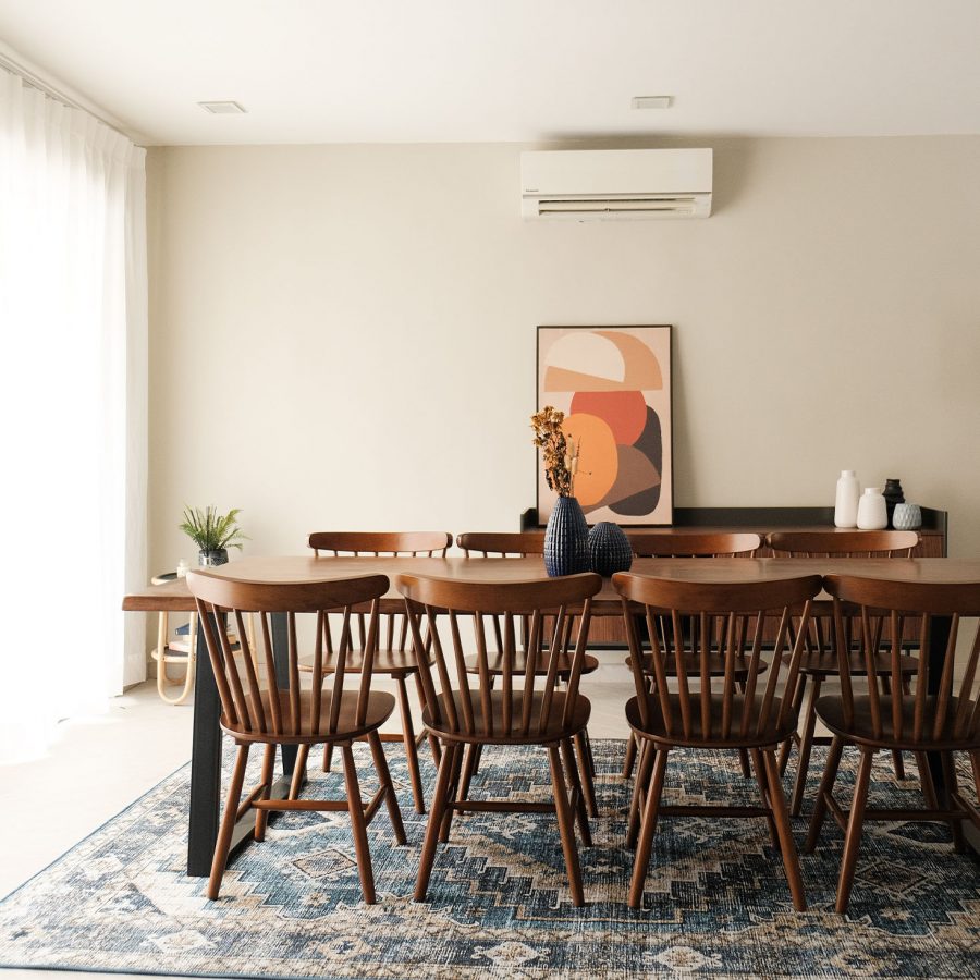 Troy Cedar Brown Dining Table 240cm