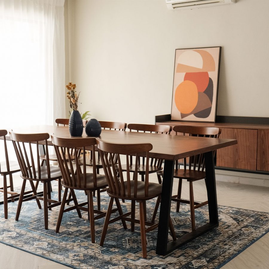 Troy Cedar Brown Dining Table 240cm