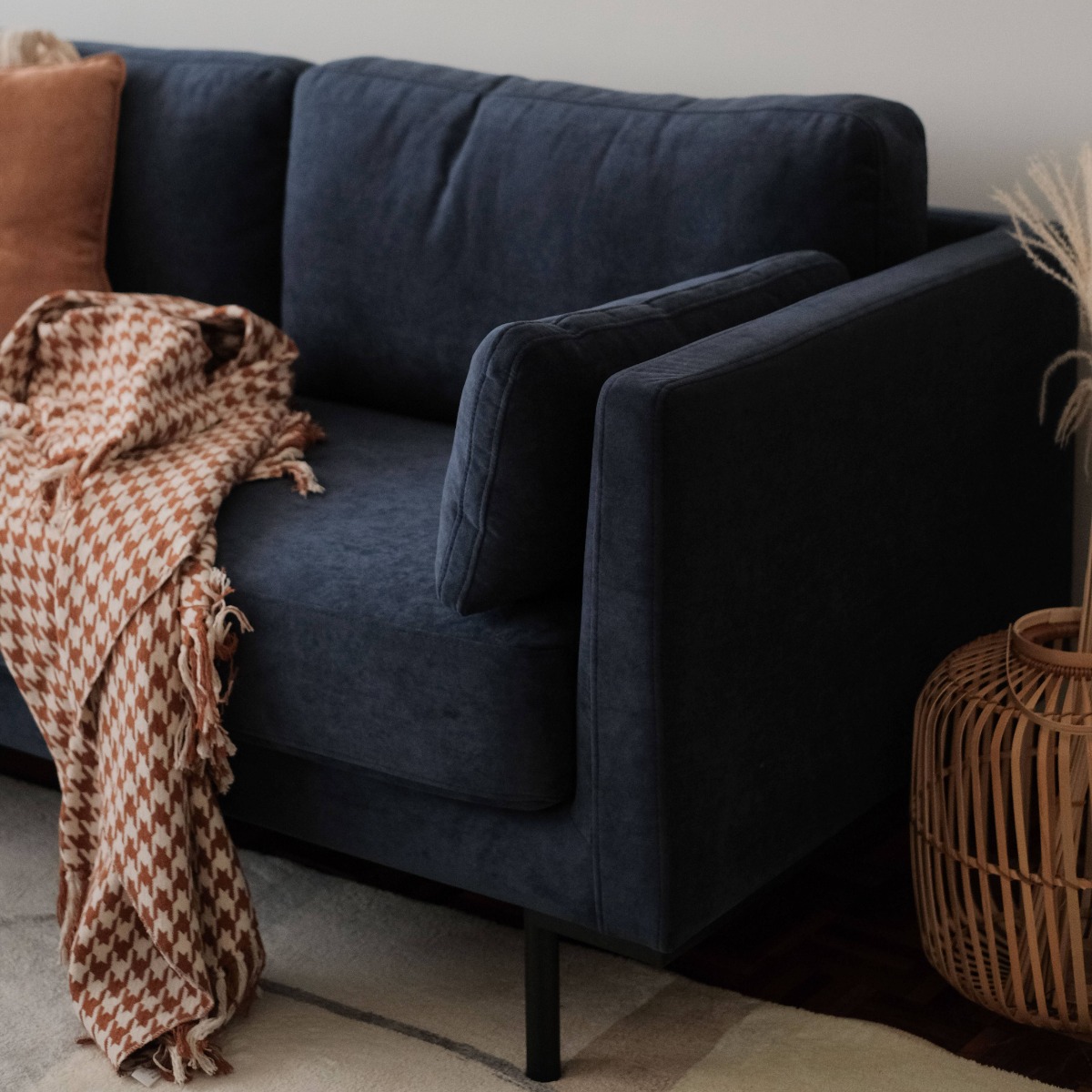 Loft Midnight Blue 3 Seater Sofa