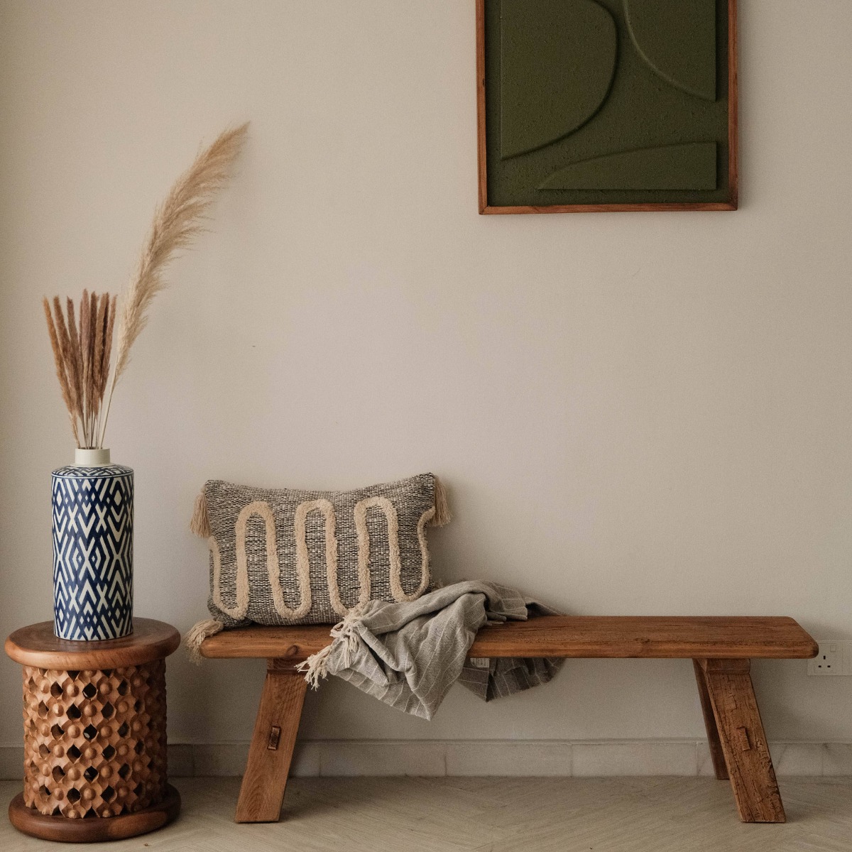 Reclaimed Wood Bench 140cm