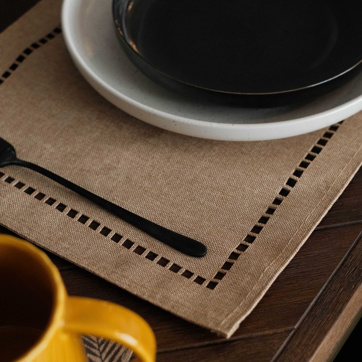 Element Linen Placemat Light Beige