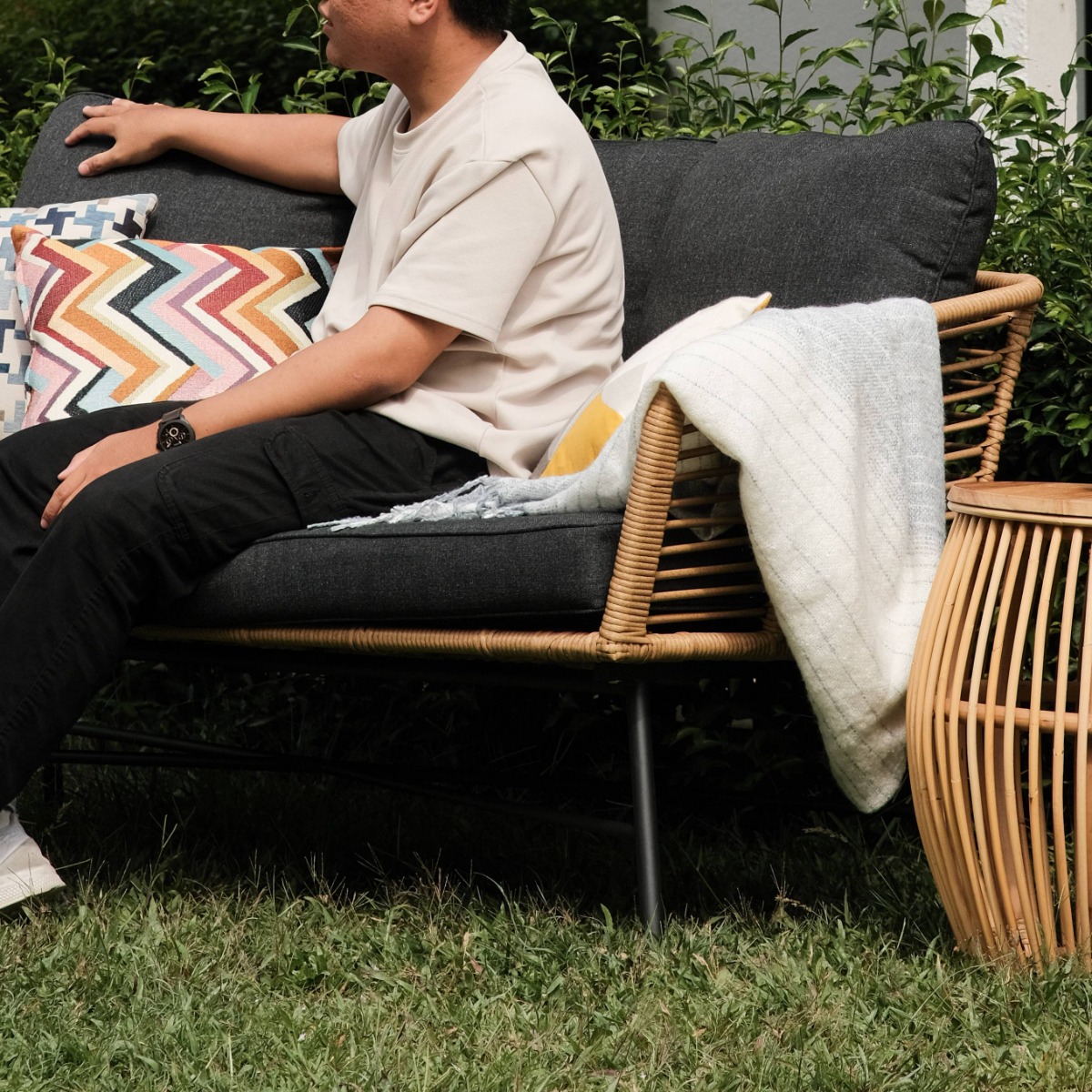 Frangipani Outdoor 3 Seater Sofa