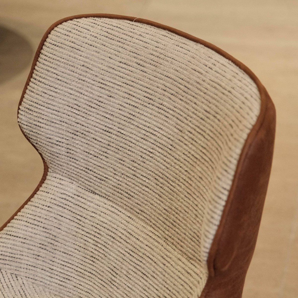 Mateo 2-Tone Vintage Dining Chair Sand Grey