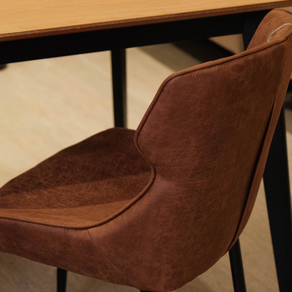 Mateo Vintage Brown Dining Chair