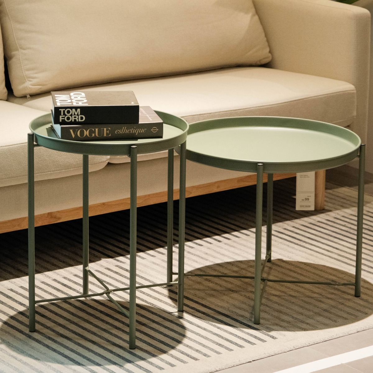 Hani Matt Olive Tray Coffee Table
