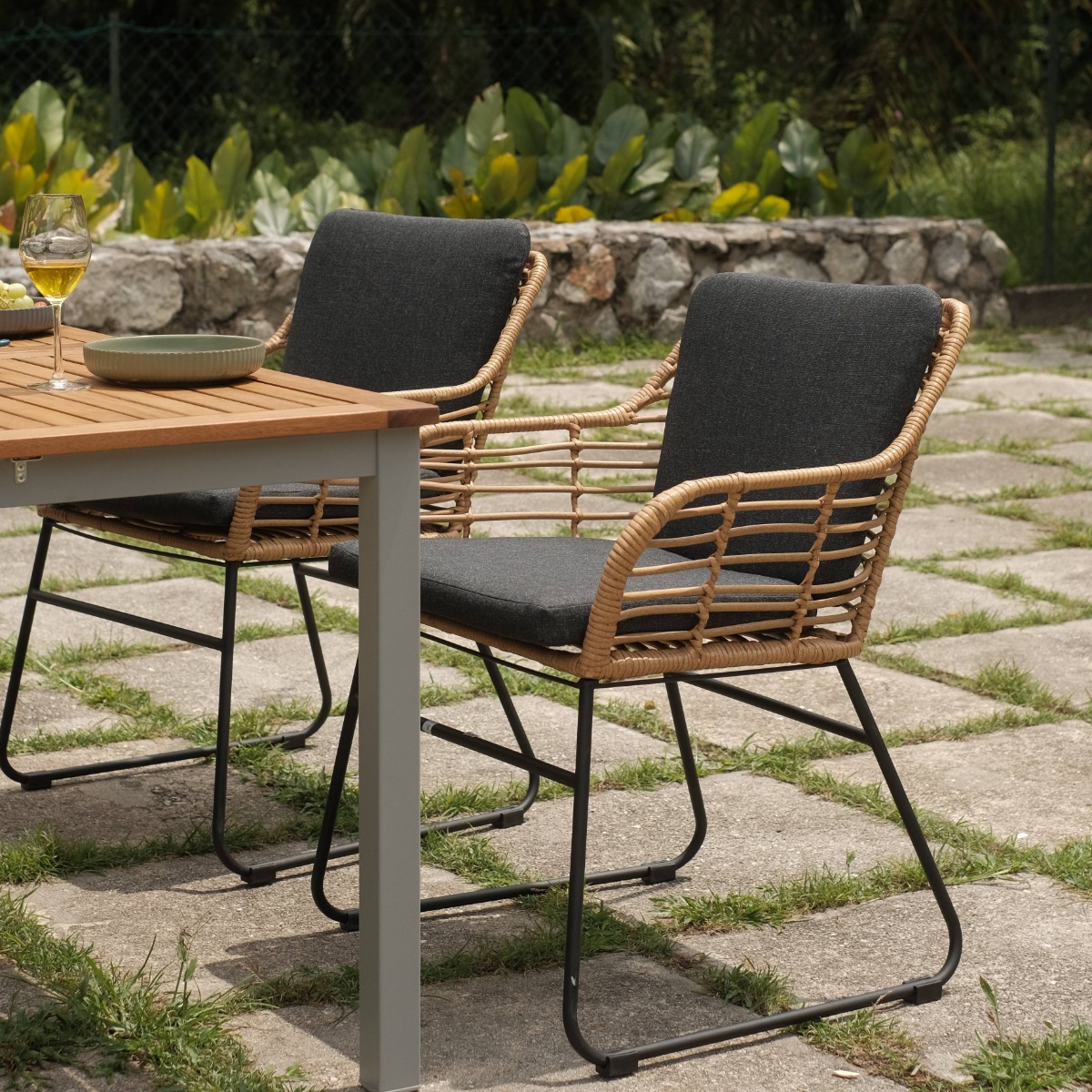 Kerria Outdoor/Indoor Dining Arm Chair
