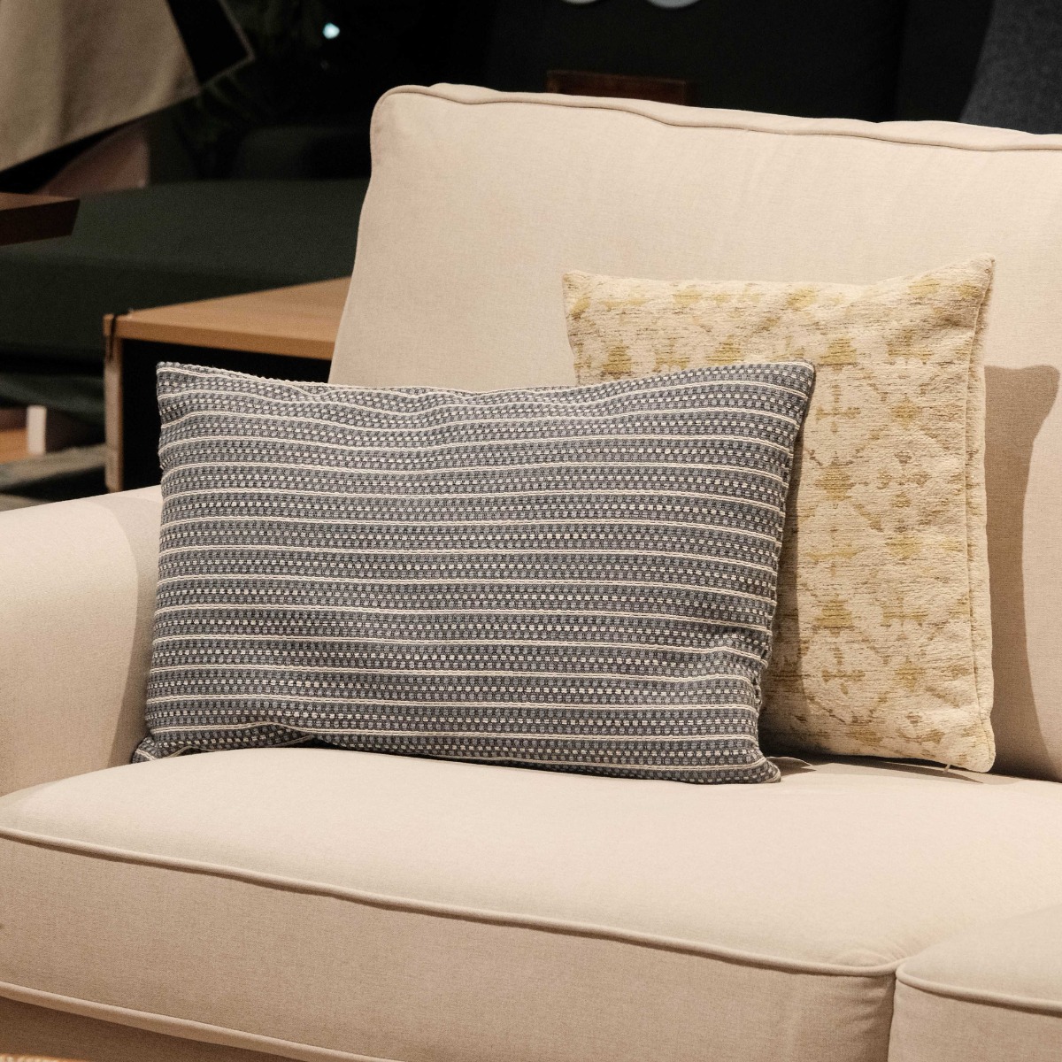 Ian Blue Cushion 40x60