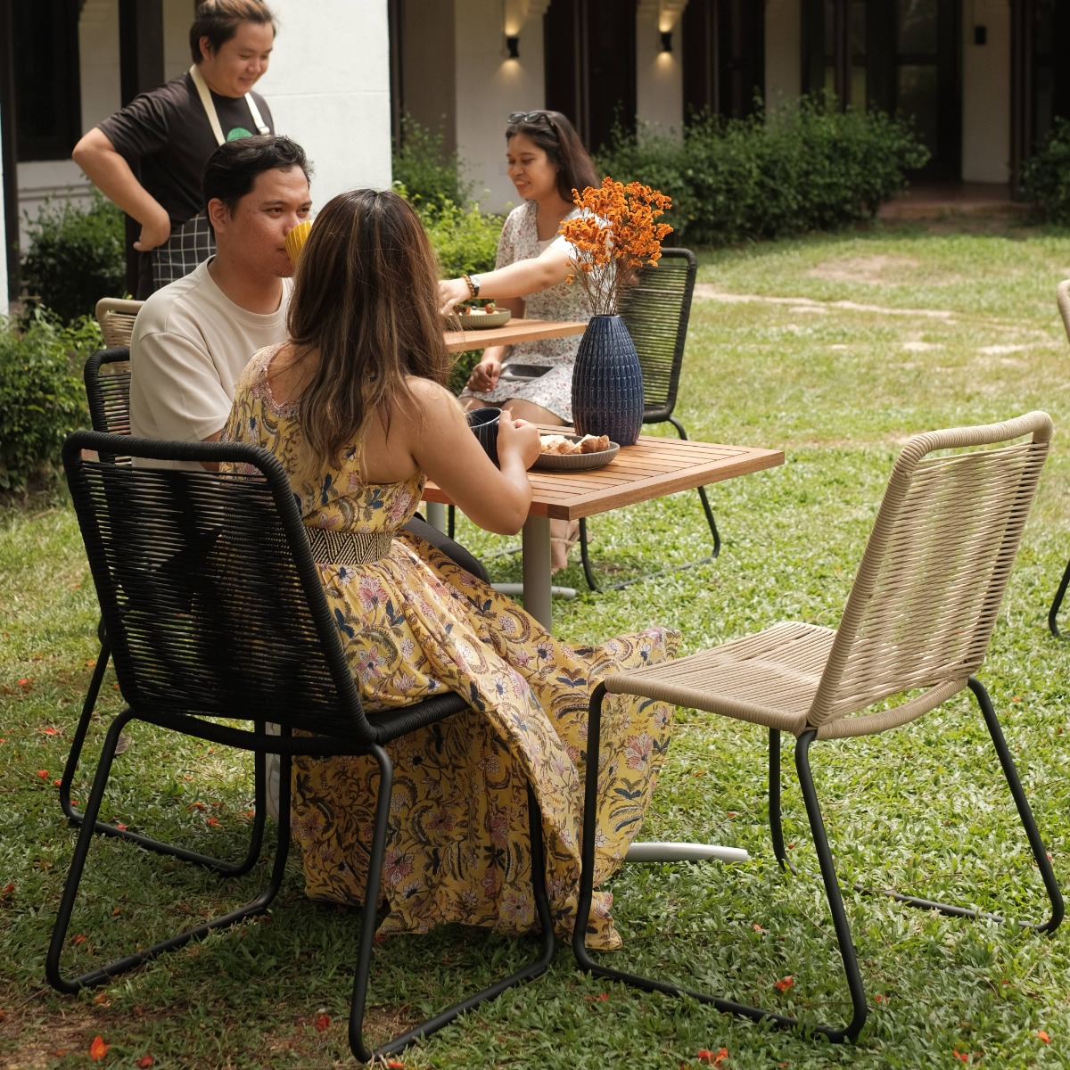 Iris Outdoor/Indoor Dining Chair Ebony